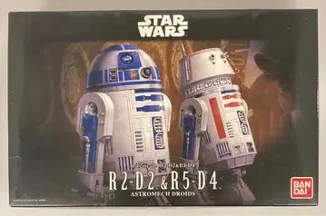 반다이 플라스틱 모델 키트 R2-D2 & R5-D4 1/12 스케일