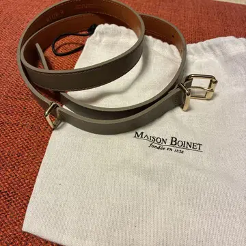 MAISON BOINET 메종 보네 그레이지 가죽 벨트 80