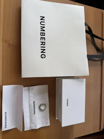 NUMBERING NMBR 실버 반지 사이즈 15호