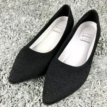 새상품급 Steppi [세탁 가능/발수] NEW 라인 포인트 펌프스 라메