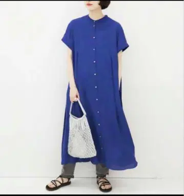 JOURNAL STANDARD 백 플리츠 하프 슬리브 원피스