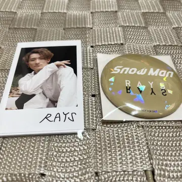 Snow Man RAYS 포토 카드 & 거울