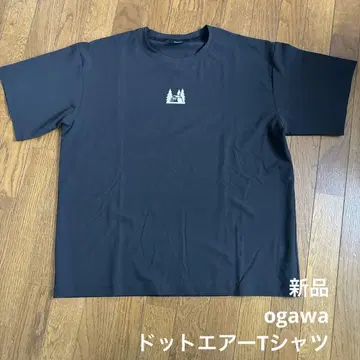 ogawa 도트 에어 티셔츠 L 블랙