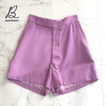 새상품급 매디슨 블루 숏 팬츠 레이온 퍼플 라벤더 성인용