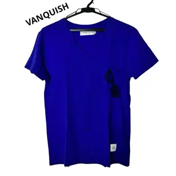 VANQUISH V넥 티셔츠 S 사이즈 파랑