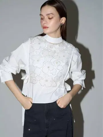 lily brown 새상품 레이어드 빈티지 셔츠 2024