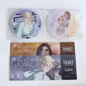 ALNSTSTAGE 에이리언 스테이지 아크릴 코스터 루카 효나