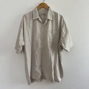 클로버 컴포트 리넨 셔츠 XL 키나리
