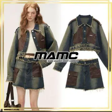 MAMC MAMC 데님 자켓 데님 스커트