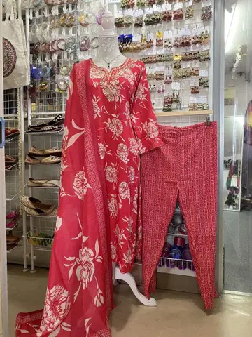 쿠르타, 팬츠, 숄 (3세트)