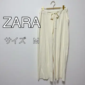 자라 아이보리 와이드 팬츠 M 사이즈