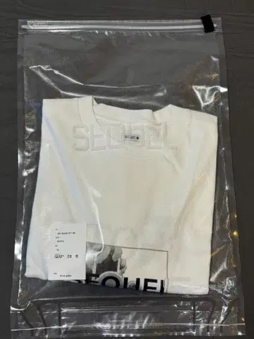 새상품 정가 14300엔 SEQUEL 티셔츠 SIZE XL