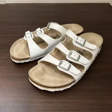 버켄스탁 플로리다 37 흰색 화이트 24cm