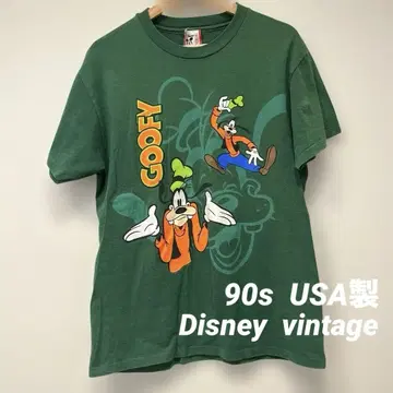 90s USA제 디즈니 빈티지 T 구피 디즈니 반팔 T