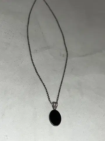 빈티지 스톤 펜던트 목걸이