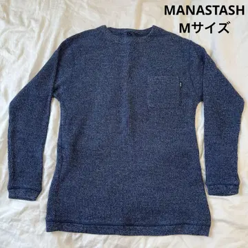 MANASTASH 마나스태쉬 헴프 린넨 와플 써멀 티셔츠