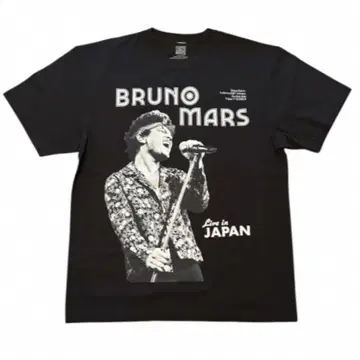 BRUNO MARS 라이브 티셔츠 XL