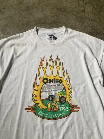 오하이오 로즈 18주년 기념 티셔츠 1998년