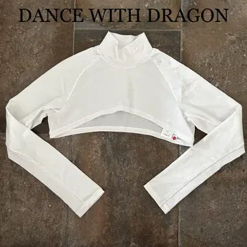DANCE WITH DRAGON 이너 모크넥 긴팔 화이트