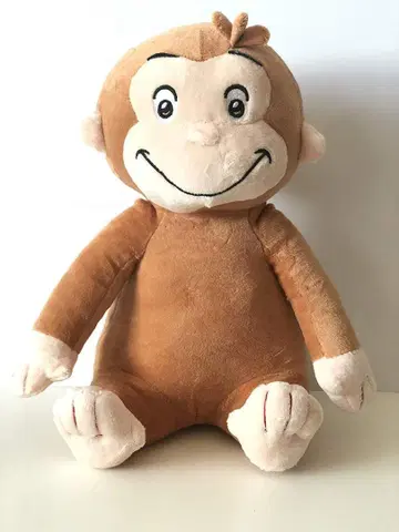 오자루의 조지 봉제 인형 중형 30cm 에이프런 탈부착 가능