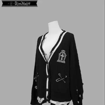 DimMoire Gothic 학원 가디건 M 사이즈 블랙