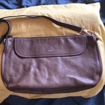 FURLA 훌라 주름 가죽 숄더백 그레이지