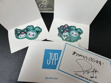JYP 30주년 기념 스티커 2장 세트