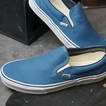 VANS 슬립온 터콰이즈 블루 26.5cm
