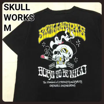 스컬 워크스 티셔츠 M SKULL WORKS