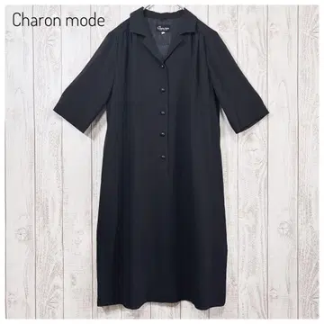 일본제 Charon mode 블랙 포멀 원피스 세레모니 M