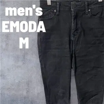 EMODA 남성용 데님 팬츠 M 다크 그레이