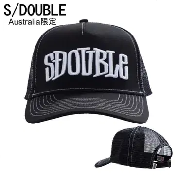 에스 더블 SDOUBLE 블랙 트래커 캡