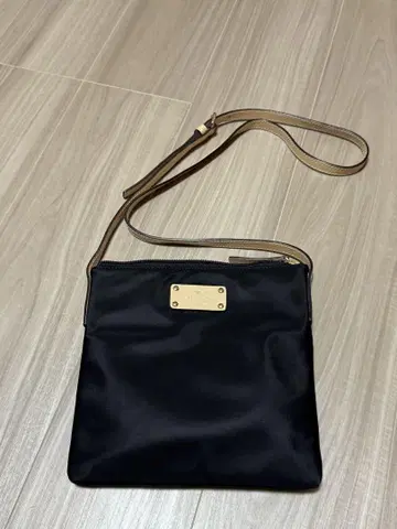 kate spade 나일론 가죽 로고 숄더백 미니백 블랙