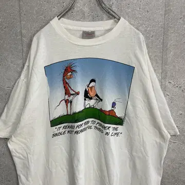 ONEITA 90s USA제 아웃랜드 빌 더 캣 티셔츠 2XL