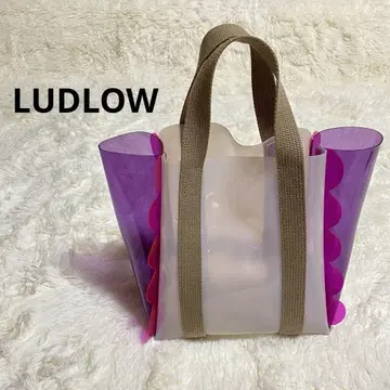 LUDLOW UNITED ARROWS 별주 모델 PVC 토트백 핑크