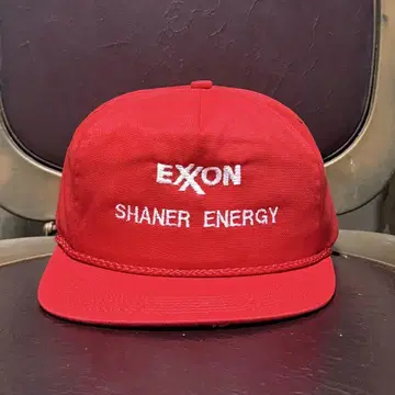 USA제 데드스탁 코튼 캡 레드 EXXON 트래커 기업