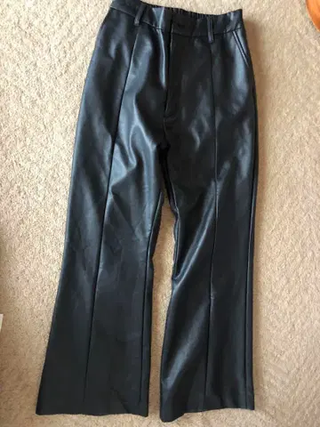 noid. 노아이디 신세틱 가죽 트라우저 팬츠 하카마 kmrii