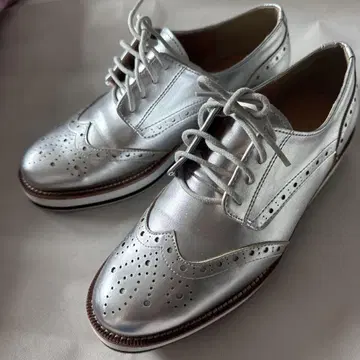 URBAN RESEARCH 24cm 옥스퍼드 실버 로퍼