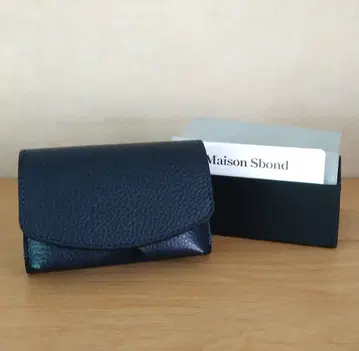 메종 에스본드 Maison Sbond 접이식 지갑 [네이비]