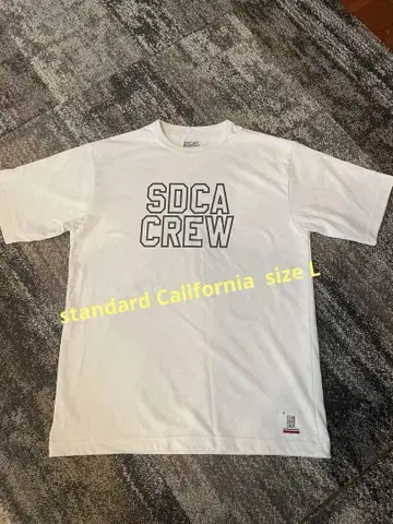 STANDARDCALIF. 스탠다드 캘리포니아 티셔츠 L 사이즈/화이트