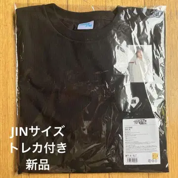새상품 JIN BTS S/S T-SHIRT (BLACK) JIN 사이즈