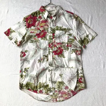 DENIM&SUPPLY 랄프 로렌 버튼 다운 셔츠 꽃무늬 올 패턴 S