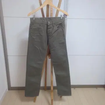 BURGUS 버거스 플러스 카키 데님 팬츠 아메요코 히노야 722