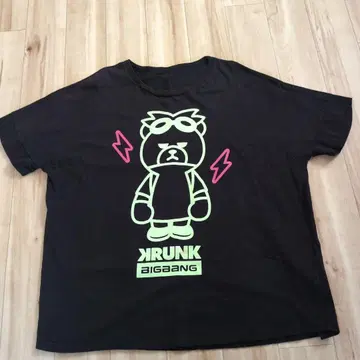 KRUNK G-DRAGON 티셔츠 프리 사이즈
