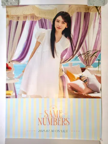 야다 모에카 39th Same numbers B2 포스터