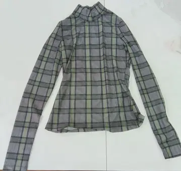 SHEIN 긴팔 체크 상의 M 캐주얼