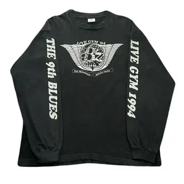 레어 B'z 94년 투어 USA제 롱 T 싱글 스티치 L