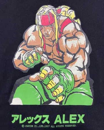 STREET FIGHTER III 알렉스 90s 티셔츠