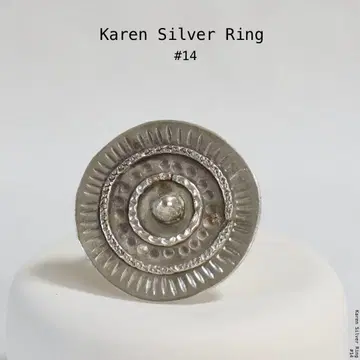 [m-RI203] Karen Silver Ring 카렌 반지 14호
