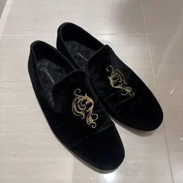 ZARA MAN 벨벳 슬립온 블랙